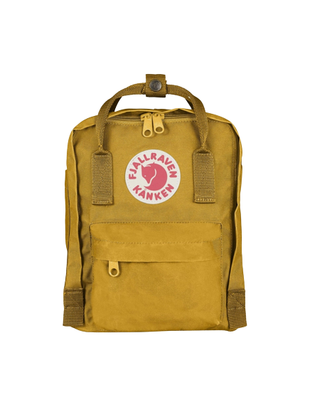 תיק גב קנקן מיני בצבע חרדל |  Fjallraven Kanken Mini 23561