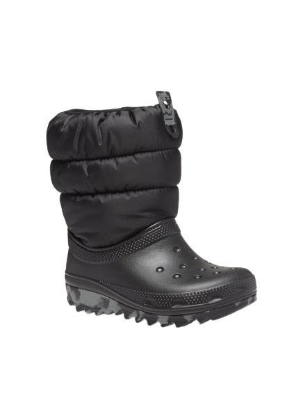 מגפיים לילדים קרוקס בצבע שחור | 22-37 |  Crocs Classic Neo Puff Boot K 207684