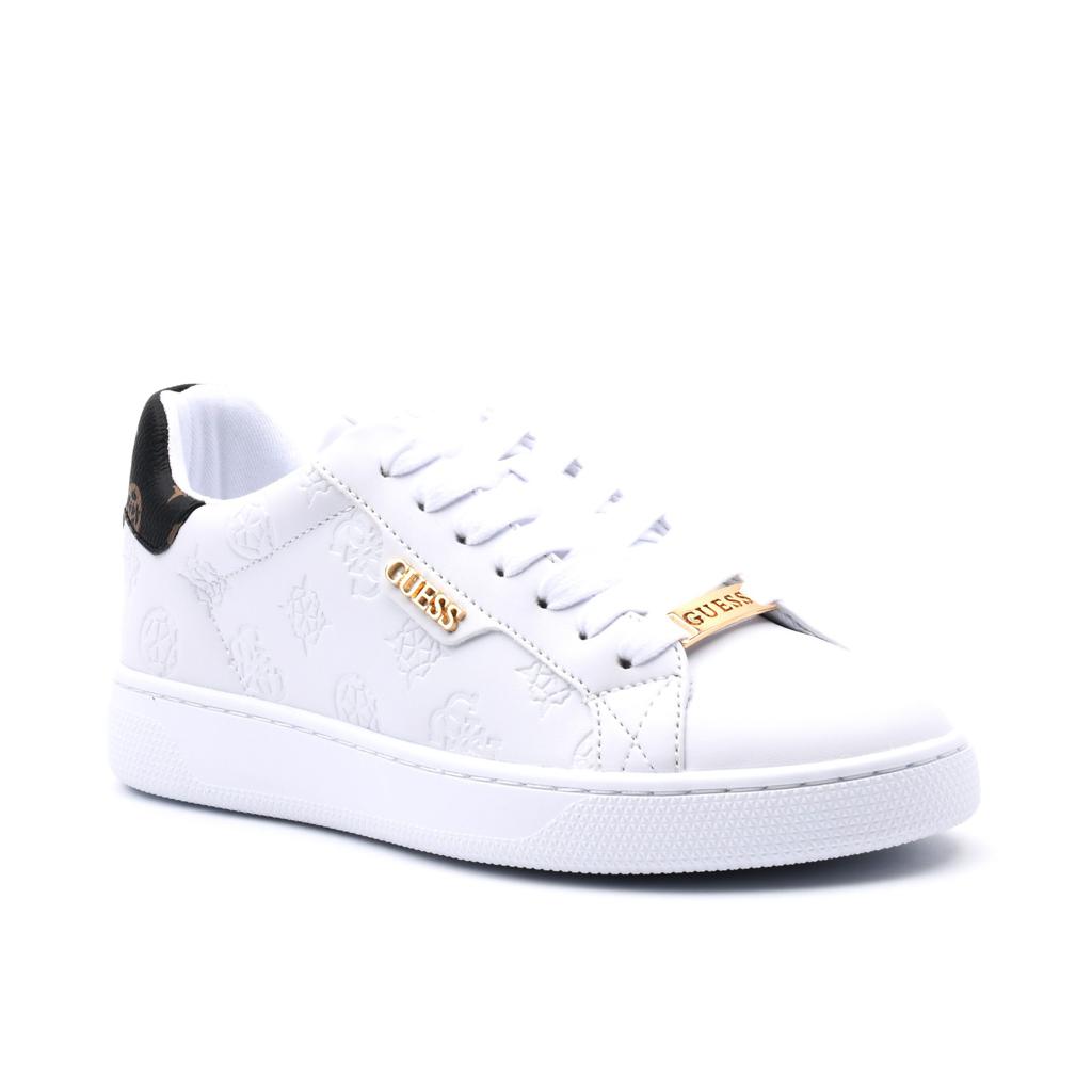 נעלי סניקרס גס לוגואים בצבע לבן  | 36-41 | GUESS WG RENZY-A-WHITE 96826