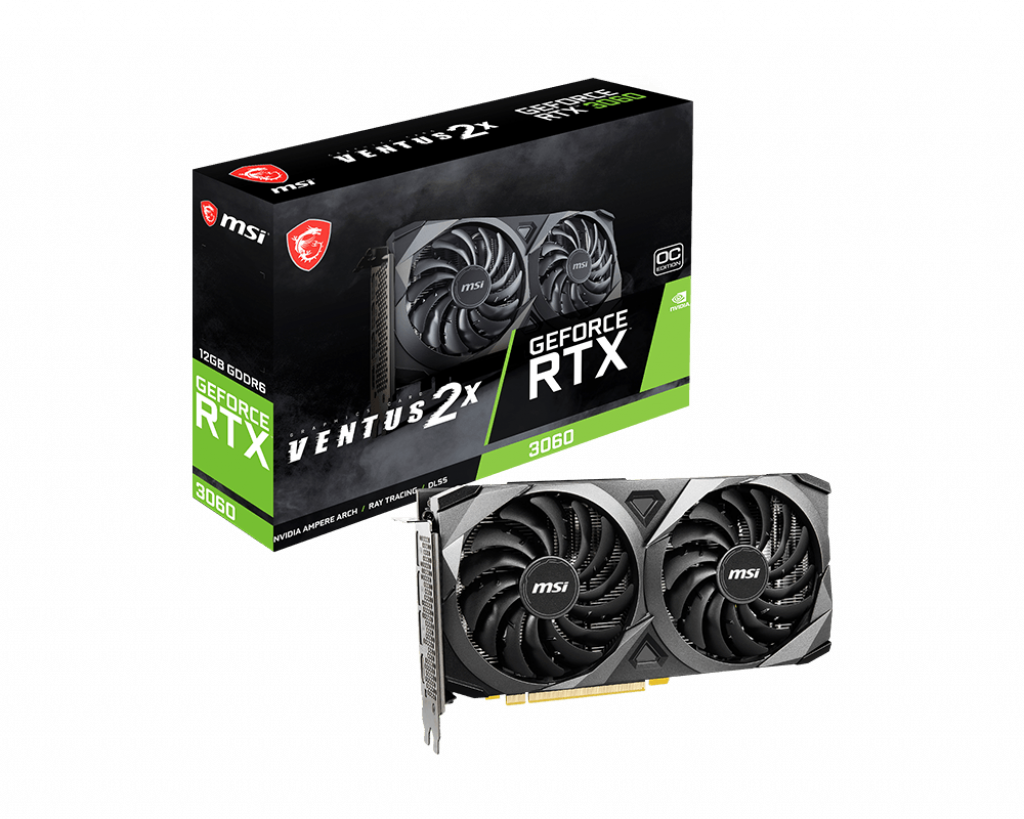 כרטיס מסך MSI GeForce RTX 3060 VENTUS 2X 12G OC