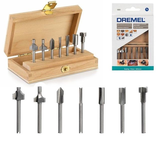 סט כרסמים לרוטר דגם 660 תוצרת DREMEL | מכשירי חיתוך וקידוח מקצועיים | קמחי כלי עבודה