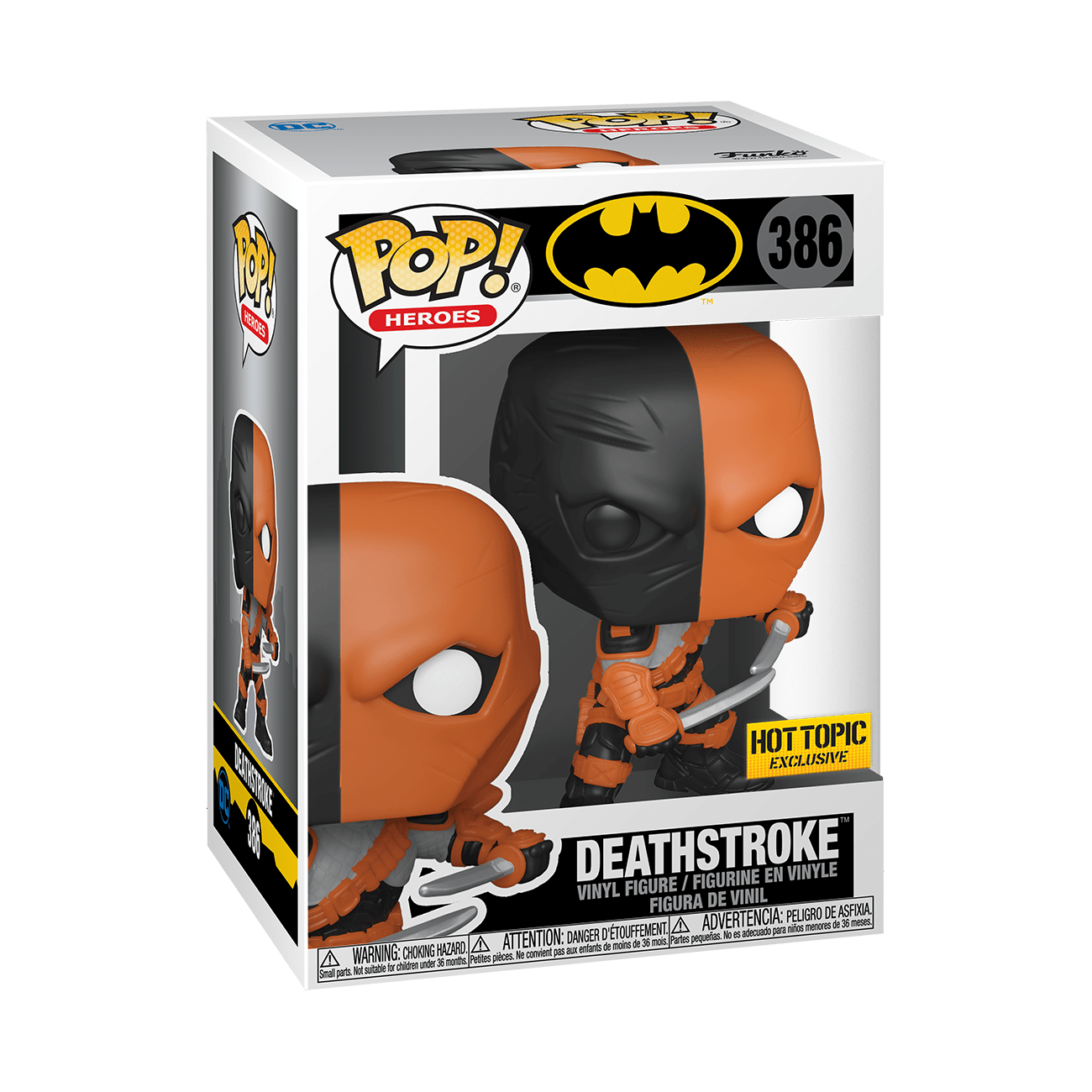 POP Heroes DC- Deathstroke אקסקלוסיבי מדבקה כסופה