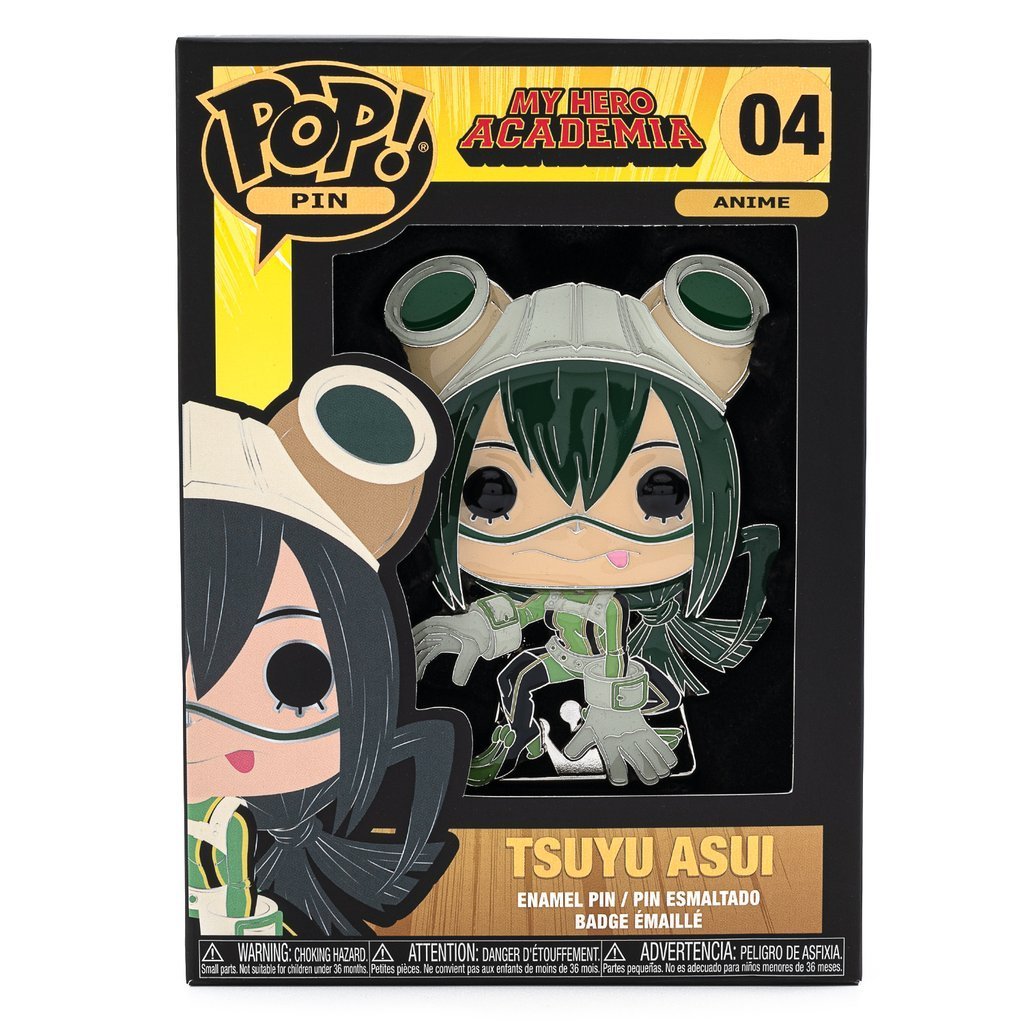 FUNKO POP ENAMEL PIN ANIME MHA - TSUYU ASUI  סיכת פופ