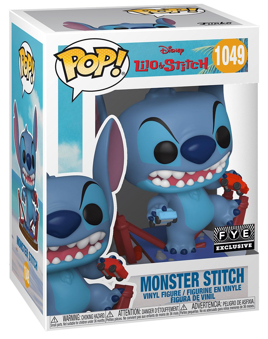 POP Disney Lilo  Stitch - Monster Stitch  אקסקלוסיבי מדבקה כסופה