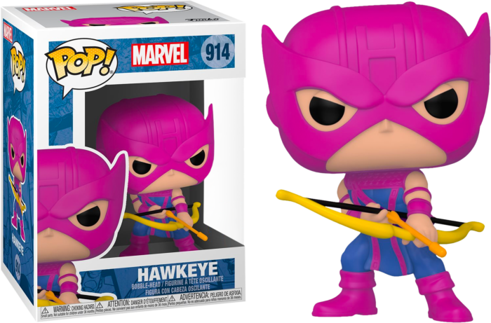 POP Marvel Experience- Classic Hawkeye אקסקלוסיבי מדבקה כסופה