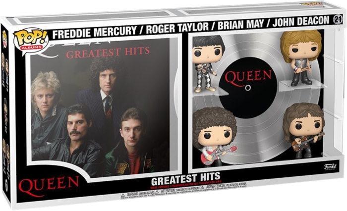 Queen - Greatest Hits Deluxe Pop Albums Vinyl Figure 4-Pack