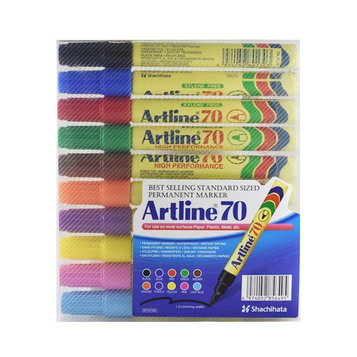 סט 10 טושי Artline 70