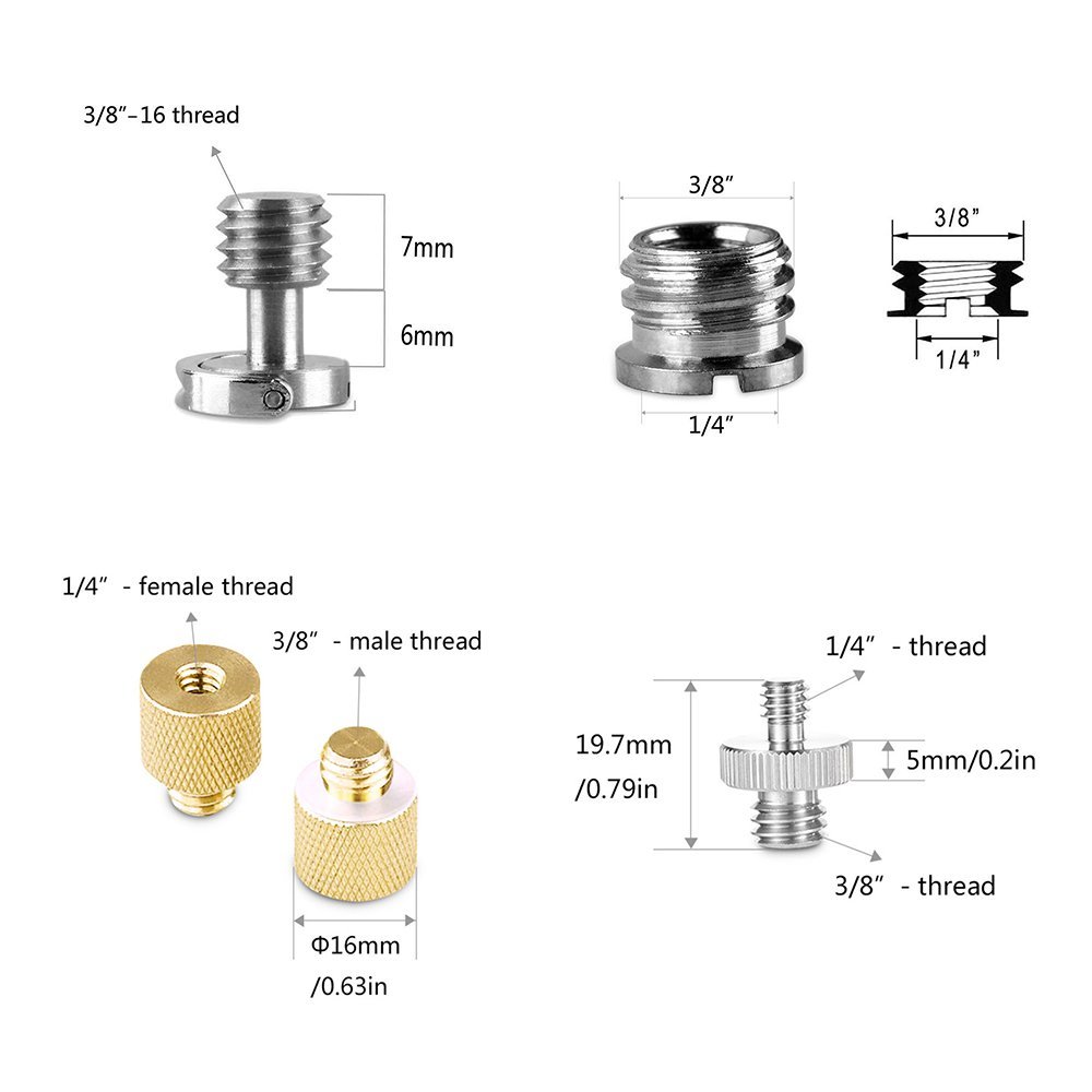 SmallRig Screw Ratchet Wingnut Set33995 סט ברגים