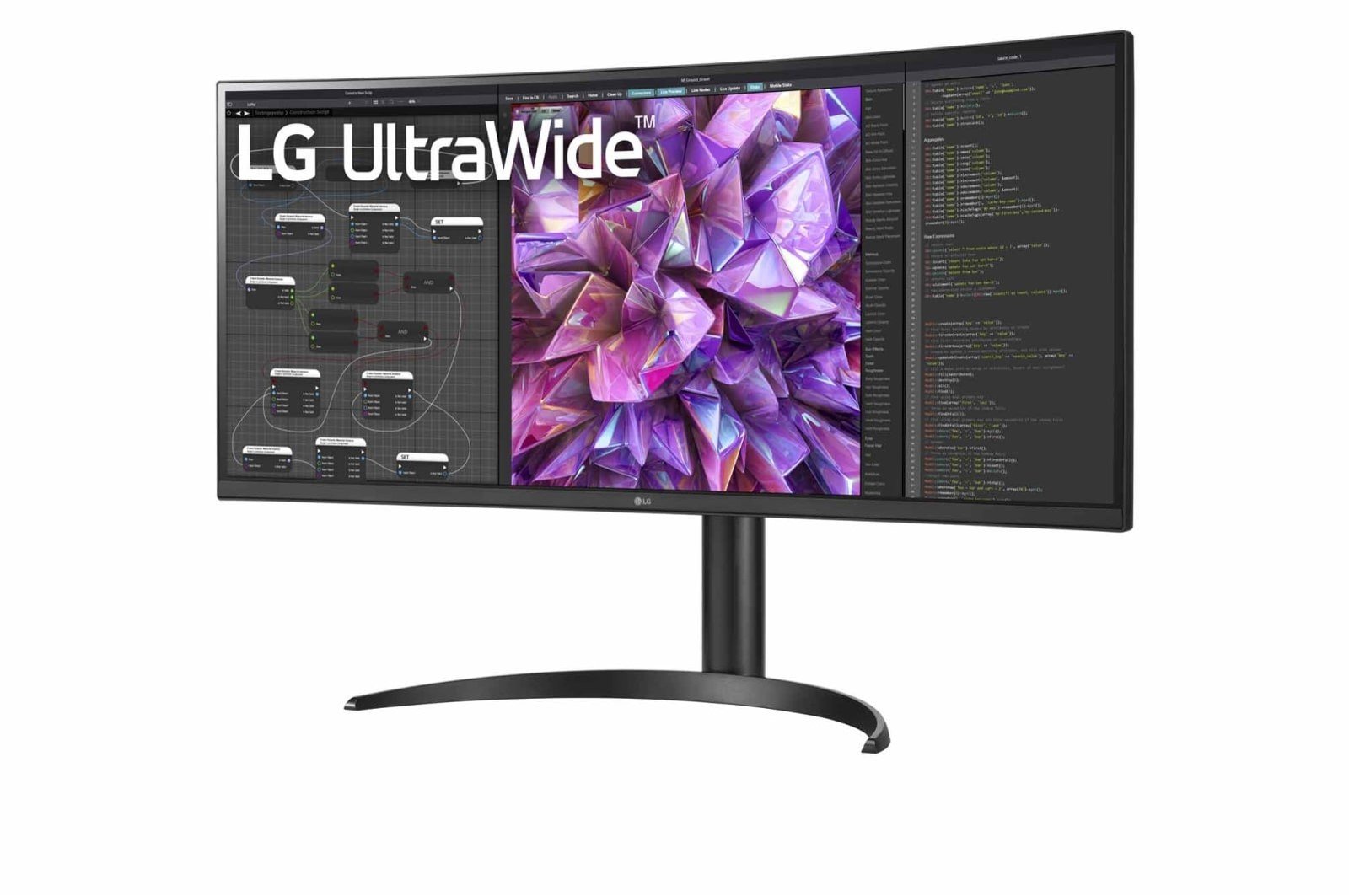 מסך מחשב 34 IPS Curved UltraWide QHD 34WQ75C-B