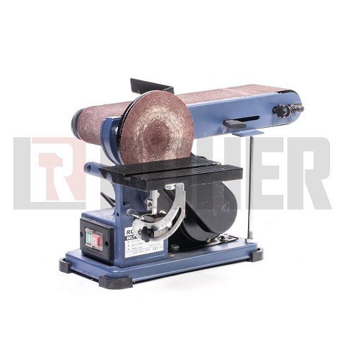 מלטשת סרט שולחנית 100 ממ כולל מלטשת צד 375W ROHER TOOLS ROHER 1073764