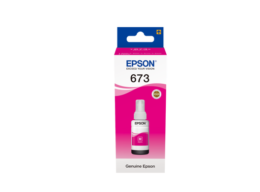 מיכל דיו אדום אפסון Epson 673 Magenta T6733  במחיר הזול בארץ  דיו פלוס