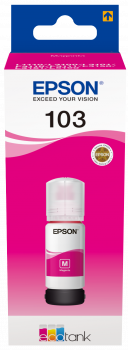 מיכל דיו אדום אפסון Epson 103 Magenta  במחיר הזול בארץ  דיו פלוס