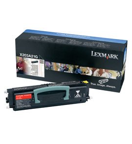 טונר שחור lexmark X203A21G מקורי