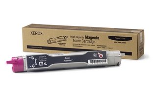 טונר לייזר Xerox 6350 מקורי אדום - 10000 עמ ב-5 כיסוי - 106R01145