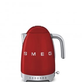 קומקום חשמלי smeg צבע אדום בטמפרטורה משתנה KLF04RDEU