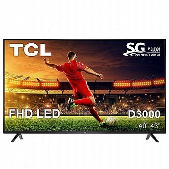 טלוויזיה חכמה 40 LED FULL HD מבית TCL טיסיאל דגם L40D3000