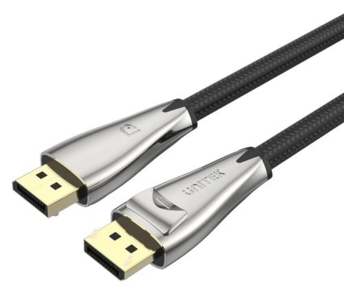 כבל UNITEK 8K DisplayPort 14 Zinc-alloy Cable C1608BNI