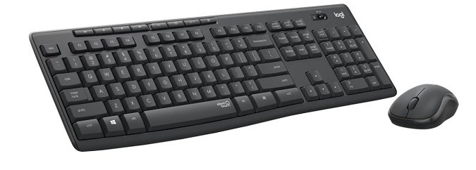 סט מקלדת ועכבר Logitech Salent wireless Combo MK295