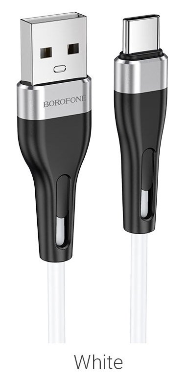 כבל טעינה ודאטה Borofone Silicone USB to Type-c Bx46 Cable