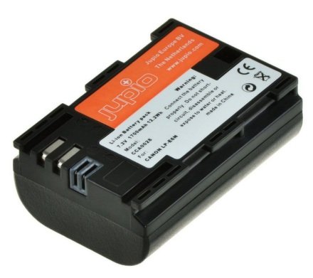 סוללה תואמת לקנון JUPIO LP-E6 1700 mAh-שלוש שנים