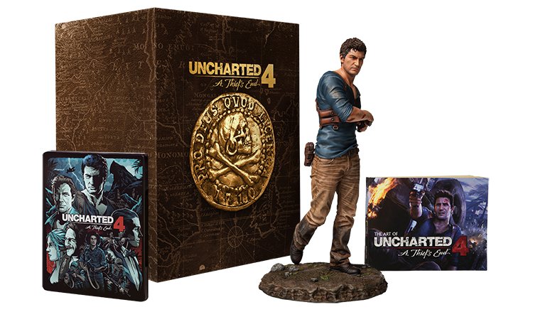 PS4  Uncharted 4  A Thiefs End Libertalia Collectors Edition גרסת אספנים