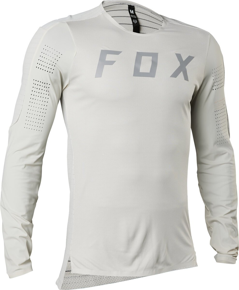 חולצת רכיבה ארוכה פוקס לבן - FOX RACING FLEXAIR PRO LONG SLEEVE JERSEY