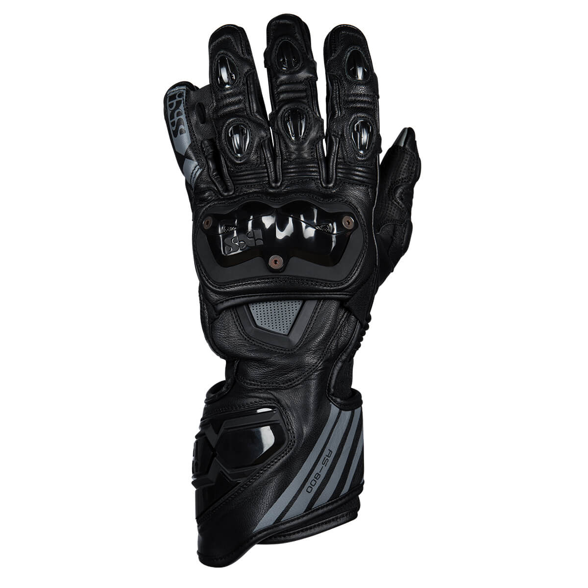 כפפות עור אי איקס אס שחור - IXS SPORTS GLOVE RS-800