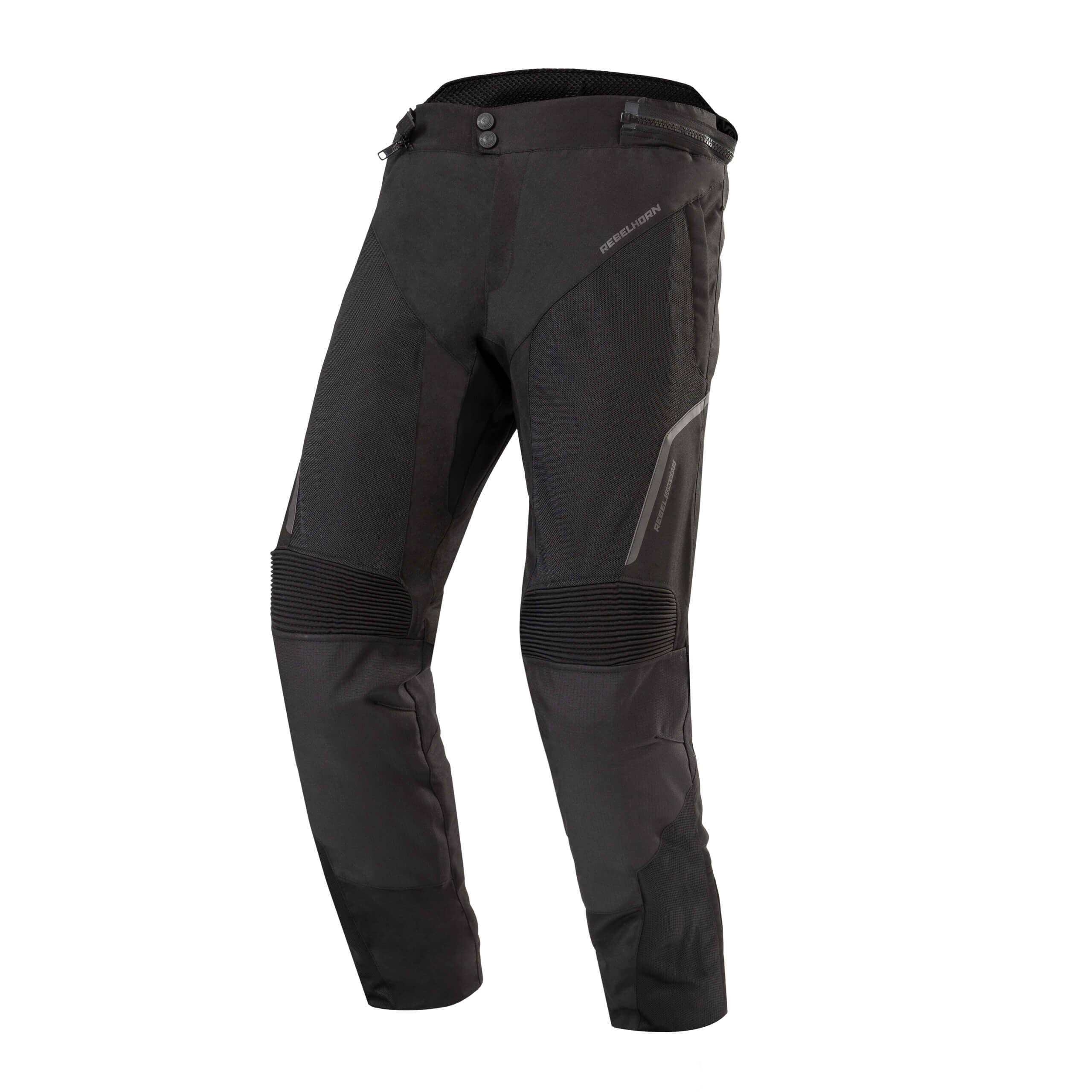 מכנס רכיבה ממוגן וחסין מים רבל הורן שחור - REBELHORN FLUX TEXTILE PANTS