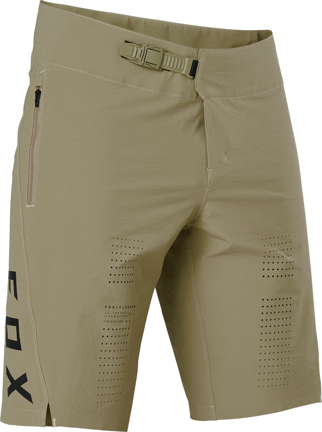 מכנס רכיבה קצר פוקס חאקי - FOX RACING FLEXAIR SHORTS V23