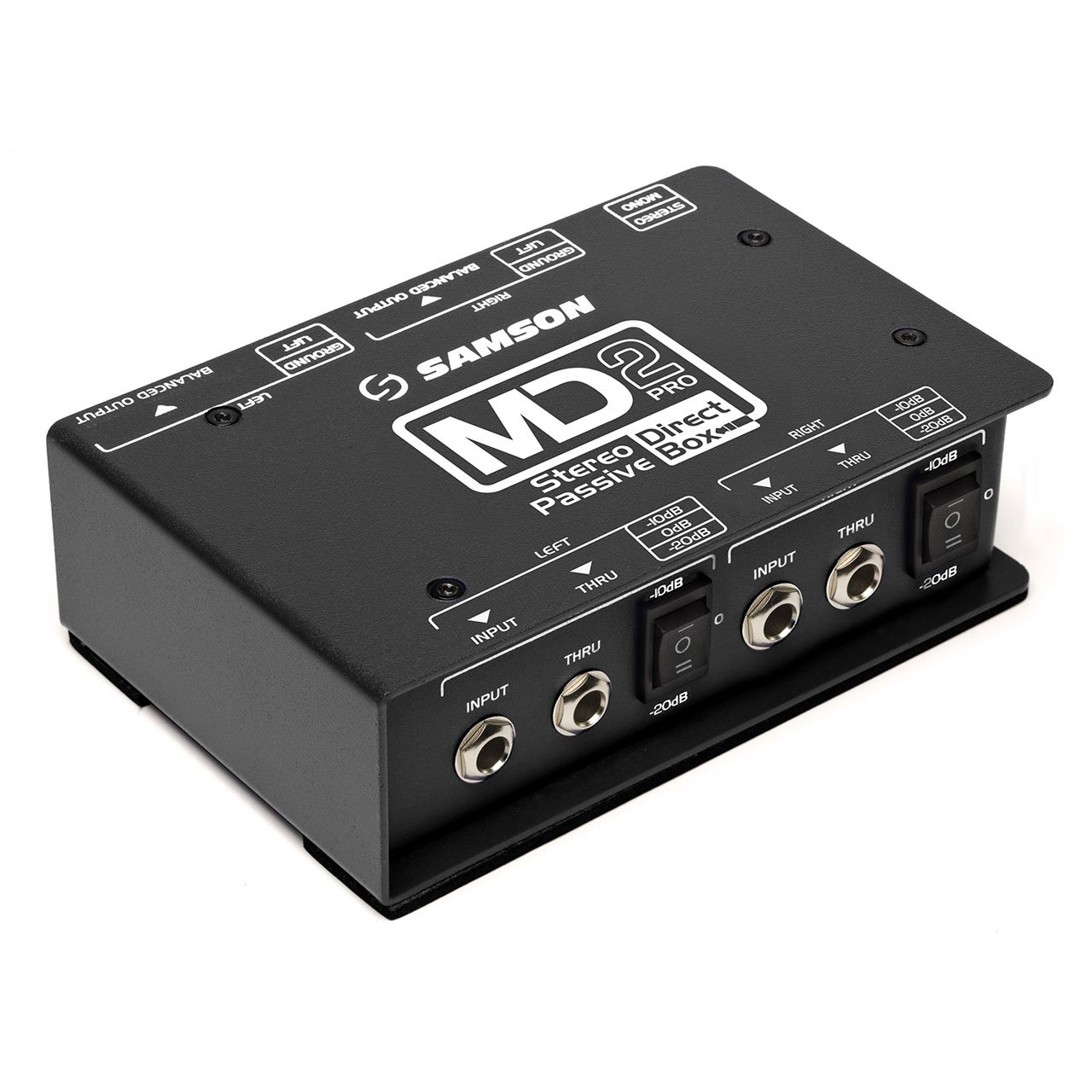 דיירקט בוקס פאסיבי סטריאו SAMSON S-Max MD2Pro Stereo Passive Direct Box