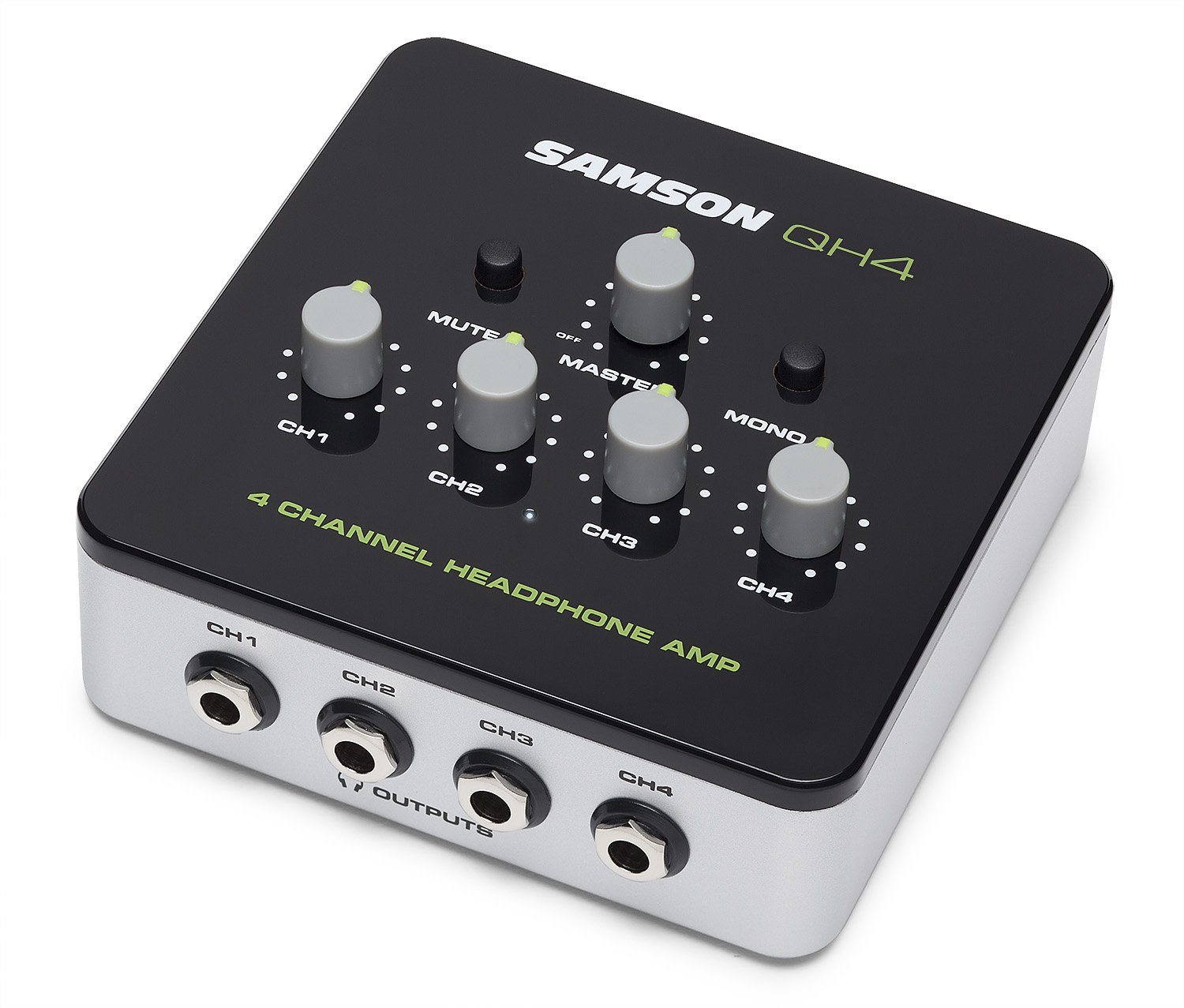 מגבר אוזניות 4 ערוצים  SAMSON QH4 4-Channel Mini Headphone Amp