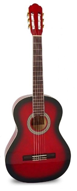 גיטרה קלאסית  נרתיק INFINITY KM-3911RB RED BURST MATT