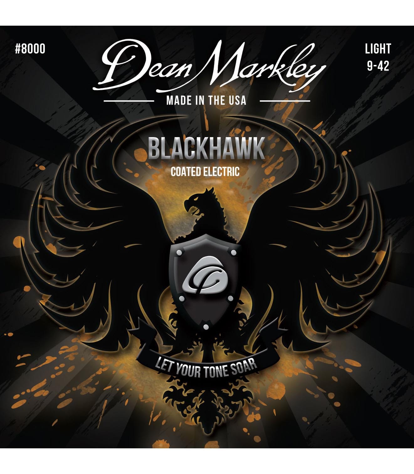 סט מיתרים לגיטרה חשמלית Dean Markley 8000 Blackhawk 9-42