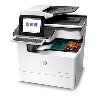 מדפסת לייזר צבעונית משולבת HP PageWide Managed Color MFP E77650