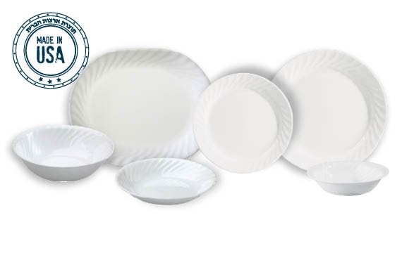 מערכת קורנינג 18 חלקים CORELLE - Enhancements | פליס Pelis - כלי בית כלי מטבח ומתנות במשלוח עד הבית