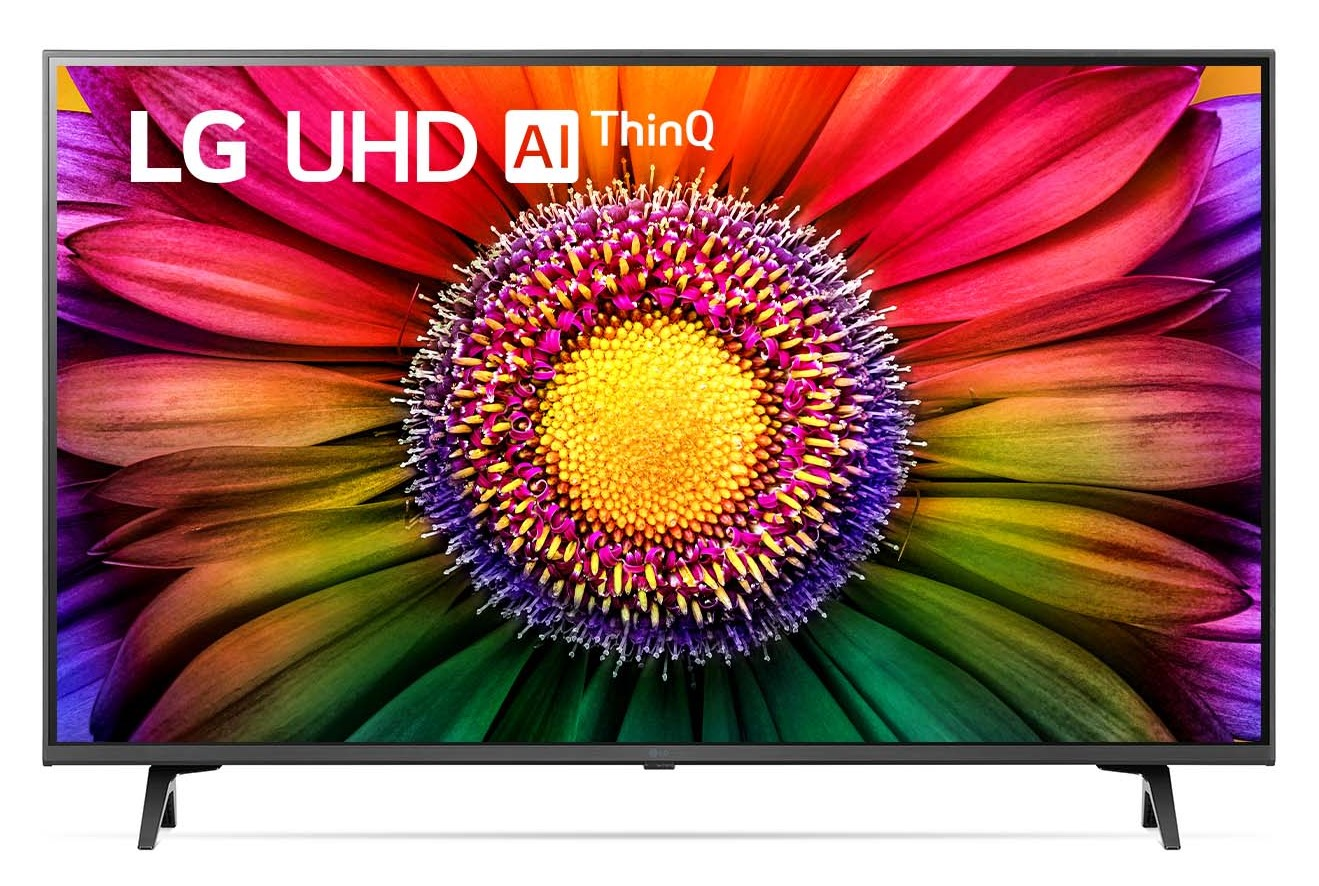 טלוויזיה חכמה LG UHD בגודל 55 אינץ ברזולוציית 4K דגם 55UR80006LJ