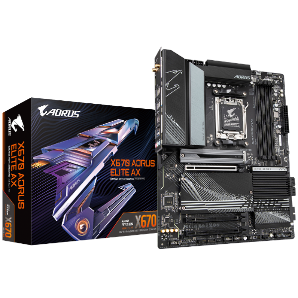 לוח Gigabyte X670 Aorus Elite AX ATX AM5 DDR5 WIFI 6E BT52