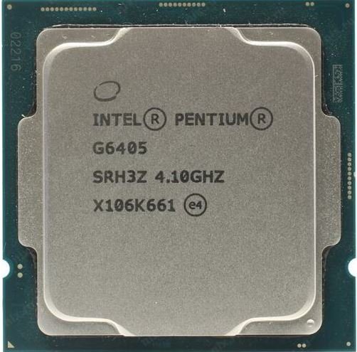 מעבד דור 10 Intel Pentium Gold G6405 Tray 41GHZ dual core